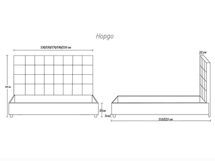 Кровать Димакс Нордо Альбус 120х190