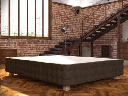 Кровать Mr.Mattress Twin Box велюр Toffee 239