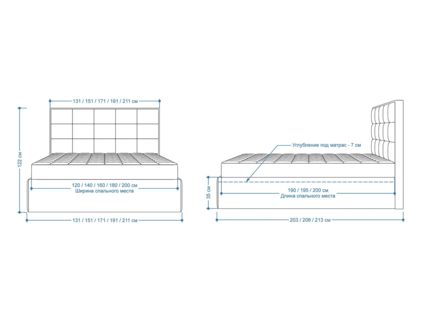 Кровать Lonax Адель велюр Dolly-2 (с подъемным механизмом) 160х190