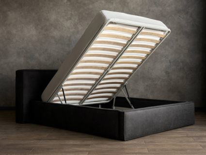 Кровать Сонум Europa Экокожа Коричневый (с подъемным механизмом)