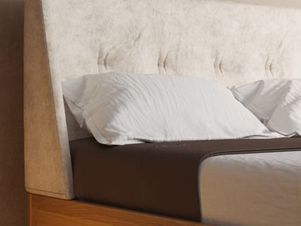 Кровать DreamLine Лацио 4 бук Натуральный/бежевый 160х195