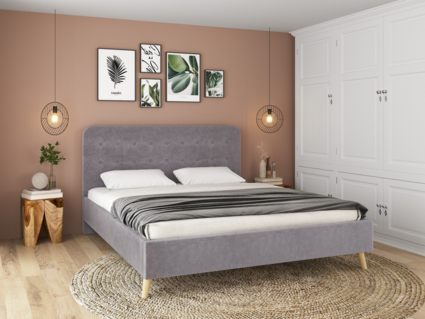 Кровать Sontelle Style Kipso Malta grey 436