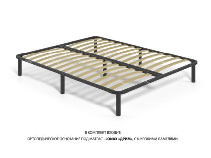 Кровать Lonax Белла велюр Dolly-13 (с основанием) 160х200