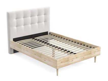 Кровать Арско Альмена Сосна/Микрошеннил Frida 01