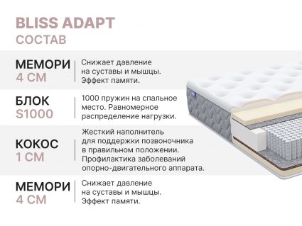 Матрас Димакс Bliss Adapt 140х180