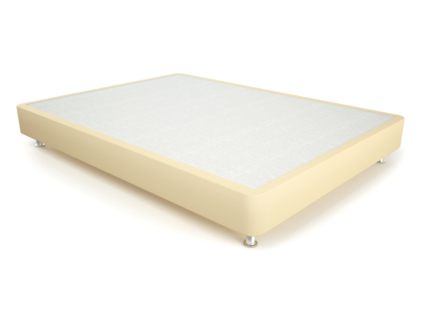 Кровать Mr.Mattress Fine Box экокожа Beige