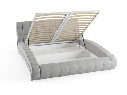 Кровать Сонум Milano Кашемир Бежевый (с подъемным механизмом) 160х190