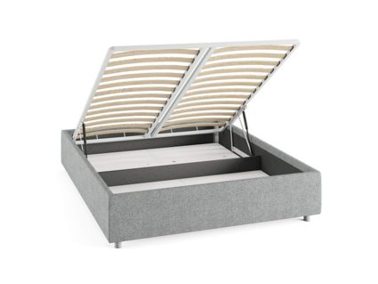 Кровать Сонум Scandinavia Кашемир Светло-серый (с подъемным механизмом) 140х200