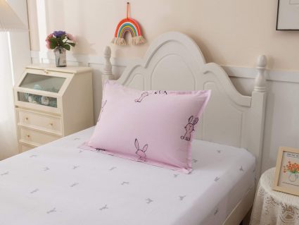 Комплект постельного белья Софи де Марко Зайчонок (розовый) 1,5-спальный