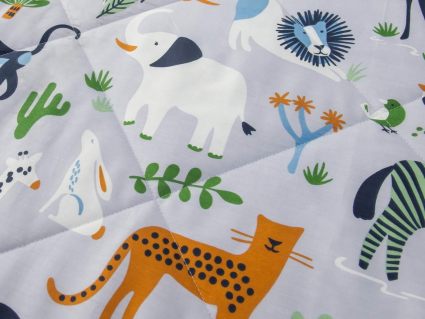 Комплект постельного белья Софи де Марко Саванна (синий) с одеялом 1,5-спальный