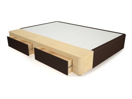 Кровать Mr.Mattress Site Box экокожа Brown 258