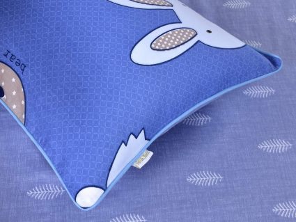 Комплект постельного белья Софи де Марко Зоомир (синий) 1,5-спальный