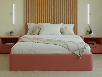 Кровать Lonax Белла велюр Dolly-13 (с основанием) 160х200