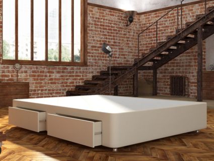 Кровать Mr.Mattress Site Box экокожа Beige 253