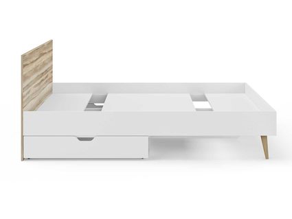 Кровать Сонум Ines Ясень ориноко + белый 180х190