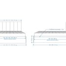 Кровать Lonax Милана велюр Dolly-3 180х200