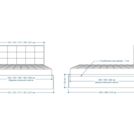 Кровать Lonax Адель велюр Dolly-8 (с подъемным механизмом) 200х190