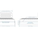 Кровать Lonax Венеция велюр Dolly-2 (с подъемным механизмом) 180х190