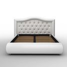 Кровать Sleeptek Premier 6 Экокожа White 120х190