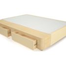 Кровать Mr.Mattress Site Box экокожа Beige 90х200